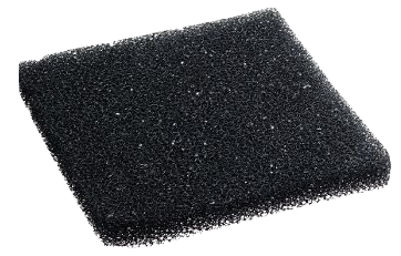Lot de 20 rouleaux d'éponge en mousse pré-filtre noir 3,5 x 6 cm pour  réservoir d'aquarium 