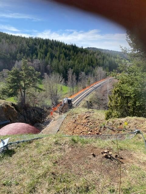 Vue de dessus du tunnel